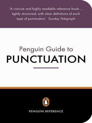 cover image of The Penguin Guide to Punctuation